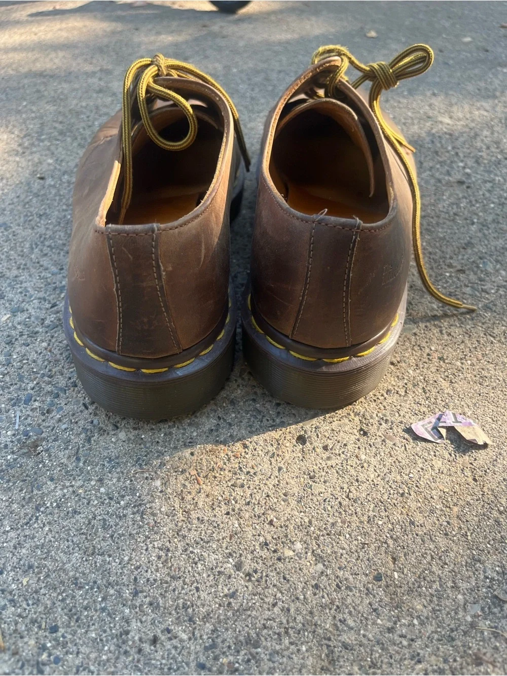 Dr. Martens Brown Oxford Lace Size 10 Men England
